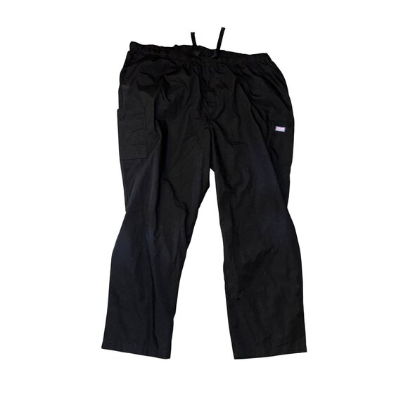 Cherokee Workwear Mens Black 3XL Cargo Pants Adjustable Waist - Picture 1 of 6